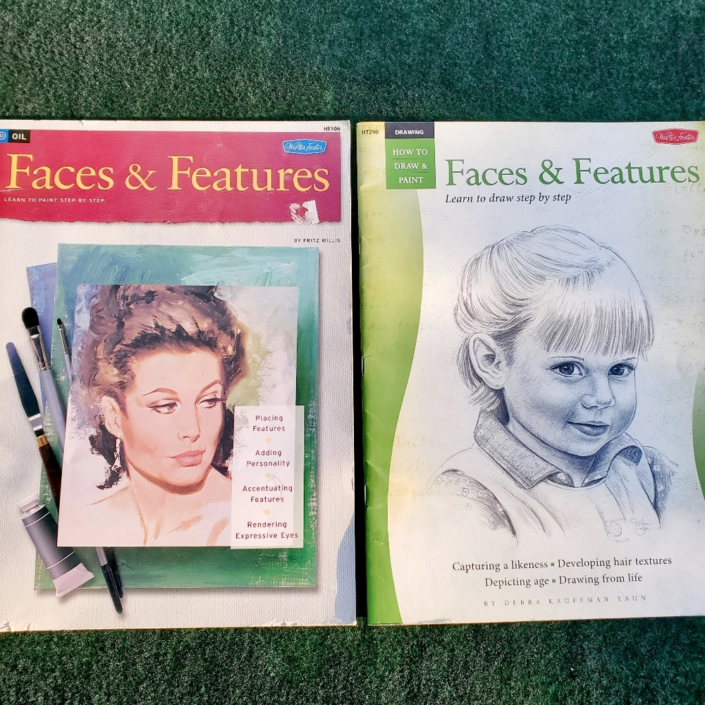 Faces and Features : Learn to Paint Step by Step by Fritz Willis Trade Paperback